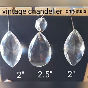 Vintage Chandelier Chrystals